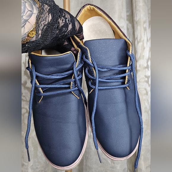 Dark Blue Semi-Casual shoes - Picture 1 of 7